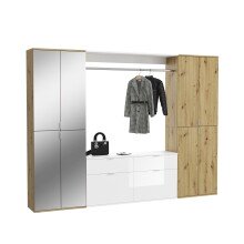 Garderoben-Set >Projekt X< in Artisan Eiche /...