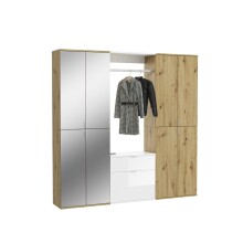 Garderoben-Set >Projekt X< in Artisan Eiche /...