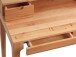 Schreibtisch >Timo< in Kernbuche aus Massivholz - 110x55cm (BxT)