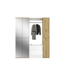 Garderoben-Set >Projekt X< in Artisan Eiche /...