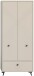 Garderobenschrank >Notes< in Sandbeige Matt - 80x190x35cm (BxHxT)
