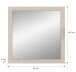 Spiegel >Notes< in Sandbeige Matt / Spiegel - 80x80x2cm (BxHxT)