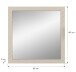 Spiegel >Notes< in Sandbeige Matt / Spiegel - 80x80x2cm (BxHxT)