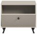 Sitzbank >Notes< in Sandbeige Matt - 60x50x35cm (BxHxT)