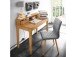Schreibtisch >Timo< in Wildeiche aus Massivholz - 110x55cm (BxT)