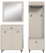 Garderoben-Set >Notes< in Sandbeige Matt - 195x190x35cm (BxHxT)