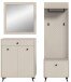 Garderoben-Set >Notes< in Sandbeige Matt - 195x190x35cm (BxHxT)