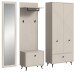 Garderoben-Set >Notes< in Sandbeige Matt - 215x190x35cm (BxHxT)