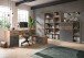 Regal >Mason< in Nox Oak / Basalt Grau - 80x199x37cm (BxHxT)