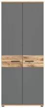 Aktenschrank >Mason< in Nox Oak / Basalt Grau -...