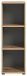 Regal >Mason< in Nox Oak / Basalt Grau - 40x122x37cm (BxHxT)