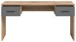 Schreibtisch >Mason< in Nox Oak / Basalt Grau - 150x76x55cm (BxHxT)
