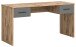 Schreibtisch >Mason< in Nox Oak / Basalt Grau - 150x76x55cm (BxHxT)