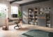 Eckschreibtisch >Mason< in Nox Oak / Basalt Grau - 170x76x151cm (BxHxT)