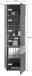 Wohnwand >Mason< in Nox Oak / Basalt Grau - 344x200x40cm (BxHxT)