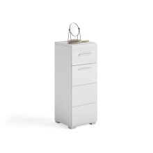 Hochschrank >Linus< in Weiß Hochglanz -...