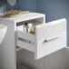 Hochschrank >Linus< in Weiß Hochglanz - 30x80x31cm (BxHxT)