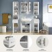 Badezimmer-Set >Linus< in Weiß Hochglanz - 150x182x34cm (BxHxT)