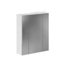 Badezimmer-Set >Linus< in Weiß Hochglanz - 60x182x34cm (BxHxT)