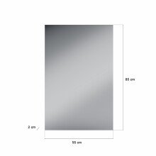 Garderoben-Set >Linus< in Weiß Hochglanz - 115x190x37cm (BxHxT)