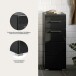 Hochschrank >Linus< in Schwarz Hochglanz - 30x80x31cm (BxHxT)