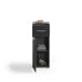 Hochschrank >Linus< in Schwarz Hochglanz - 30x80x31cm (BxHxT)