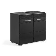 Waschbeckenunterschrank >Linus< in Schwarz...