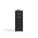 Badezimmer-Set >Linus< in Schwarz Hochglanz - 105x182x34cm (BxHxT)
