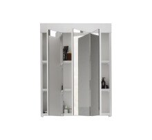 Badezimmer-Set >Snow< in Weiß Hochglanz - 60x190x35cm (BxHxT)