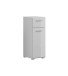 Hochschrank >Lina< in Weiß Hochglanz - 30x79x31cm (BxHxT)