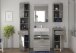 Hochschrank >Soul< in Rauchsilber - 37x88x31cm (BxHxT)
