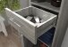 Hochschrank >Soul< in Rauchsilber - 37x88x31cm (BxHxT)