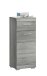 Hochschrank >Soul< in Rauchsilber - 37x88x31cm (BxHxT)