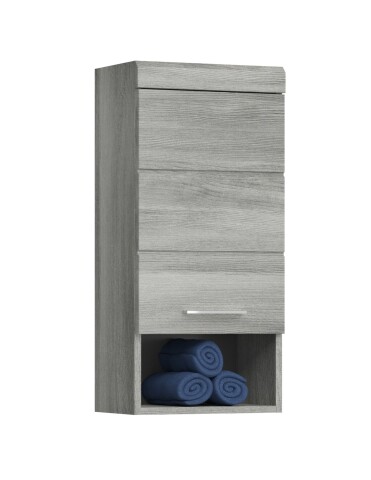 Hängeschrank >Soul< in Rauchsilber - 37x79x24cm (BxHxT)
