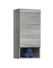 Hängeschrank >Soul< in Rauchsilber -...