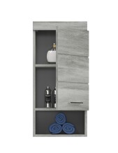 Hängeschrank >Soul< in Rauchsilber - 37x79x24cm (BxHxT)