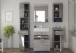 Hängeschrank >Soul< in Rauchsilber - 37x79x24cm (BxHxT)