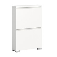 Schuhschrank >Shoelove< in Weiß - 60x88x18cm...