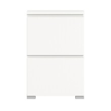 Schuhschrank >Shoelove< in Weiß - 60x88x18cm (BxHxT)