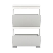 Schuhschrank >Shoelove< in Weiß - 60x88x18cm (BxHxT)