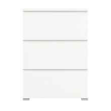 Schuhschrank >Shoelove< in Weiß - 95x130x18cm (BxHxT)