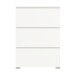 Schuhschrank >Shoelove< in Weiß - 95x130x18cm (BxHxT)