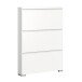Schuhschrank >Shoelove< in Weiß - 95x130x18cm (BxHxT)