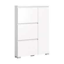 Schuhschrank >Shoelove< in Weiß - 95x130x18cm...