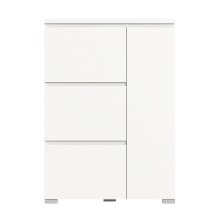 Schuhschrank >Shoelove< in Weiß - 95x130x18cm (BxHxT)