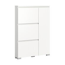 Schuhschrank >Shoelove< in Weiß - 95x130x18cm...