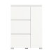 Schuhschrank >Shoelove< in Weiß - 95x130x18cm (BxHxT)