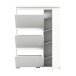 Schuhschrank >Shoelove< in Weiß - 95x130x18cm (BxHxT)