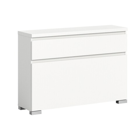 Schuhschrank >Shoelove< in Weiß - 95x67x27cm (BxHxT)