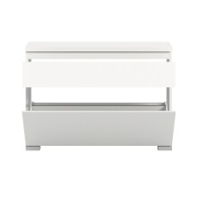 Schuhschrank >Shoelove< in Weiß - 95x67x27cm (BxHxT)